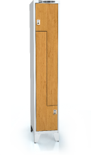Kleiderschränke mit doppelwandige Tür in Z ALDERA mit Füße 1920 x 350 x 500